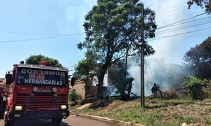 Incendio consume vivienda de sexagenario