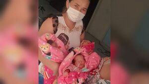 Doña dio a luz a trillizas: las tres están sanitas