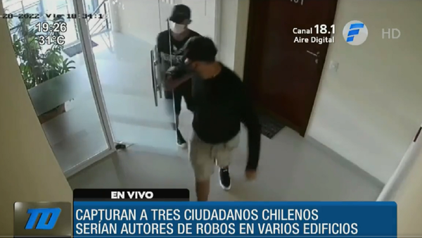 Policía Nacional detiene a chilenos sospechosos de robos domiciliarios