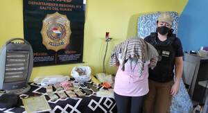 Senad allana vivienda y apresa a una mujer en Salto del Guairá •