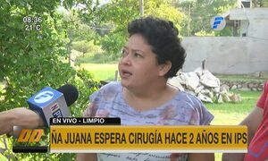 ¡Indignante! Doña Juana espera cirugía hace 2 años en IPS | Telefuturo