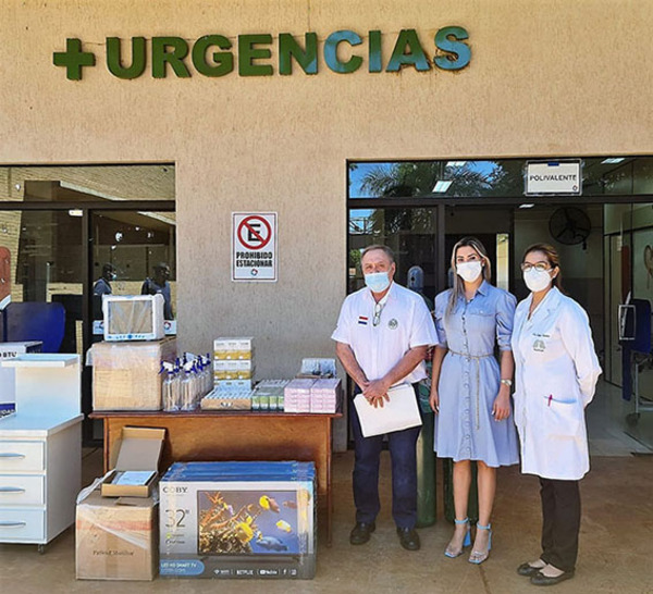 Gestión de Nelson Cano posibilita entrega de millonarios insumos para el Hospital Distrital de Hernandarias | DIARIO PRIMERA PLANA
