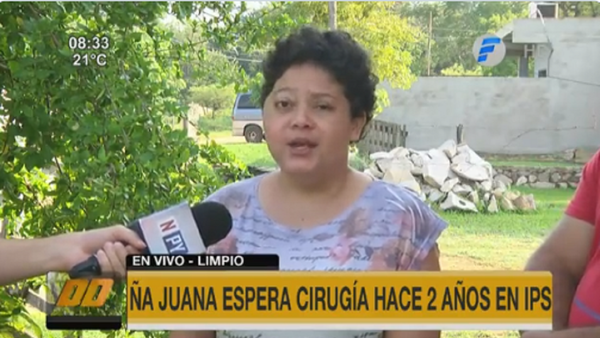 A pesar de promesas, doña Juana sigue esperando por cirugía en IPS
