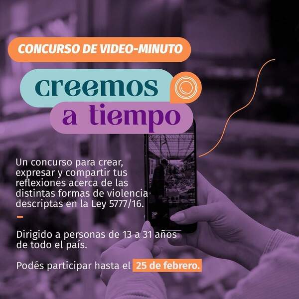 Mediante concurso audiovisual buscan visibilizar las diferentes formas de violencia contra la mujer - .::Agencia IP::.
