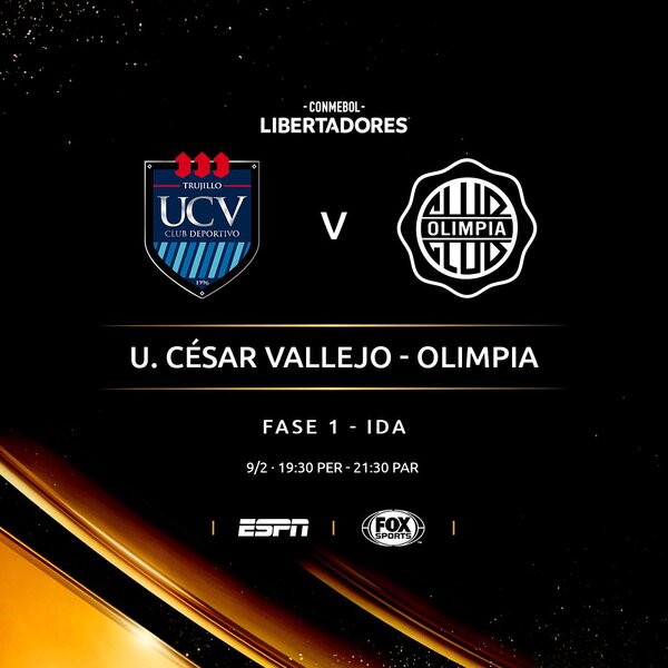Copa Libertadores: Olimpia enfrenta a César Vallejo este miércoles
