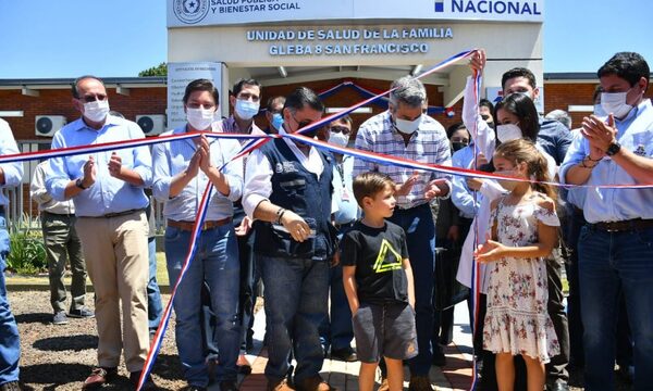 Inauguran USF en San Alberto, construida y equipada por Itaipu
