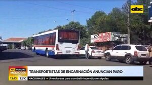 Transportistas de Encarnación anuncian paro desde el próximo jueves - ABC Noticias - ABC Color