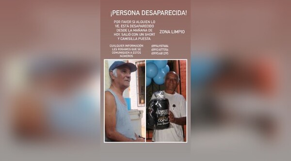 Hombre se encadena para que busquen a su padre desaparecido hace 4 meses