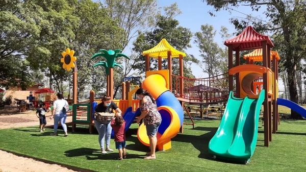 Inaguran en Ñu Guasú el parque infantil inclusivo para la recreación de los niños