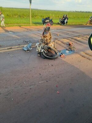 Motociclista muere tras chocar contra camioneta en Alto Paraná