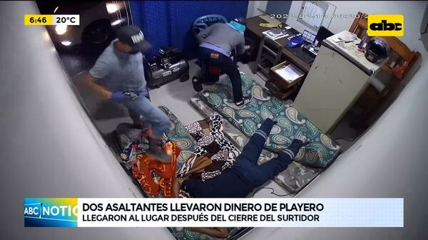 Dos asaltantes llevaron dinero de playero - ABC Noticias - ABC Color