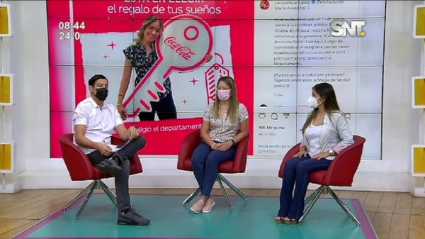 Conocimos a la ganadora de la promo navidad de COCA COLA - SNT