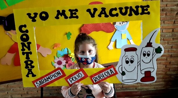 ¡Es rápido, no duele, y salva vidas! Vacuná a tus hijos contra el Sarampión, Rubéola y Polio
