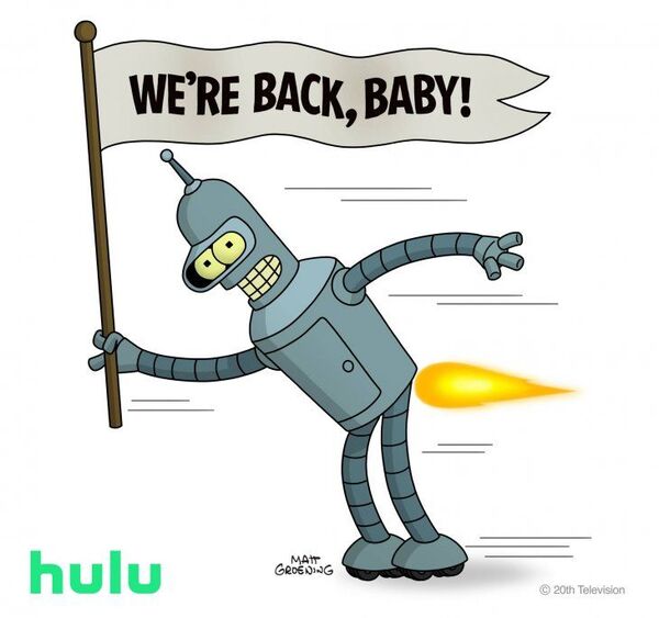 Futurama regresa a la televisión más de 20 años después de su estreno