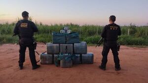 Policia brasileña incauta otros 525 kilos de cocaína en la zona de Coronel Sapucaia frontera