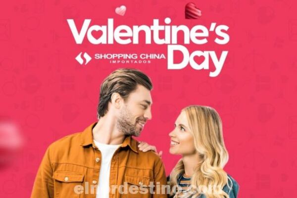 Promoción Especial conmemorando el Día de San Valentín desde el lunes 7 hasta el domingo 14 en Shopping China Importados