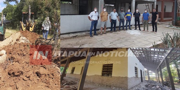 OBRAS EN DISTINTOS FRENTES SE DESARROLLAN EN CARMEN DEL PARANÁ - Itapúa Noticias