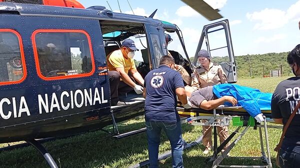 Yasy Cañy: Trasladan de urgencia a personal policial en helicóptero de la FTC - Nacionales - ABC Color