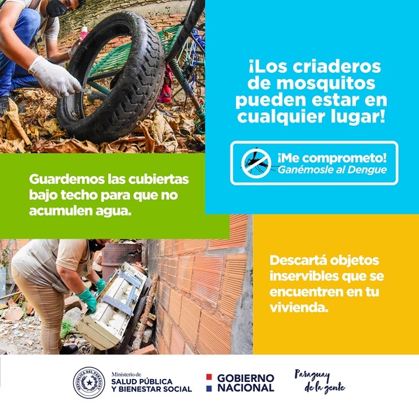 Campaña “Me Comprometo: Ganémosle al Dengue” busca eliminar criaderos de Aedes aegypti - .::Agencia IP::.