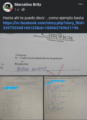 Quieren ser médicos pero se aplazaron y pretendían rajar al docente - Nacionales - ABC Color