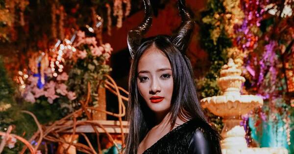 La Nación / ¡De película!: celebró sus quince años vestida de Maléfica