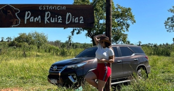 Tildaron a su novio de “narco” y Pam Ruíz Díaz, la flamante estanciera, respondió así