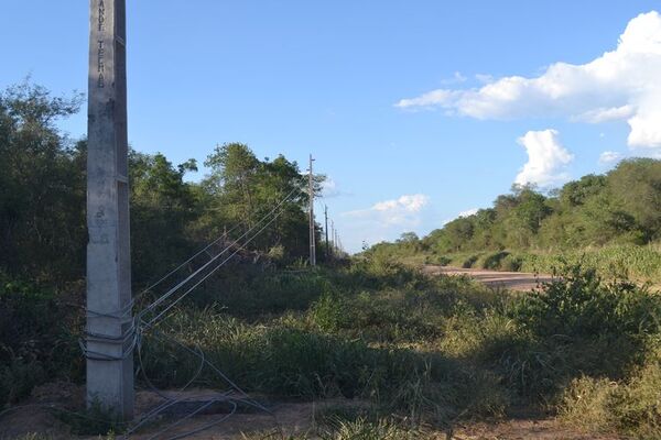 Trabajos de segunda línea de media tensión a cargo de la ANDE en Alto Paraguay llevan quince meses de retraso - Noticias del Chaco - ABC Color