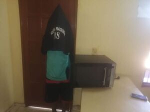 Hombre fue detenido por robar un microondas