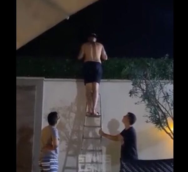 Otra de Jean, “molestando” a sus vecinos (VIDEO)