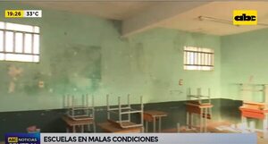 Desidia deja a dos escuelas de Lambaré en muy malas condiciones - Nacionales - ABC Color