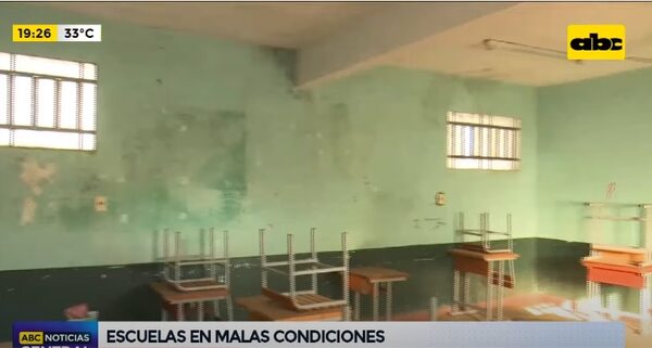 Desidia deja a dos escuelas de Lambaré en muy malas condiciones - Nacionales - ABC Color