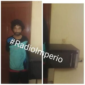 Detienen a un brasileño en la vía pública y luego recuperan un microondas hurtado