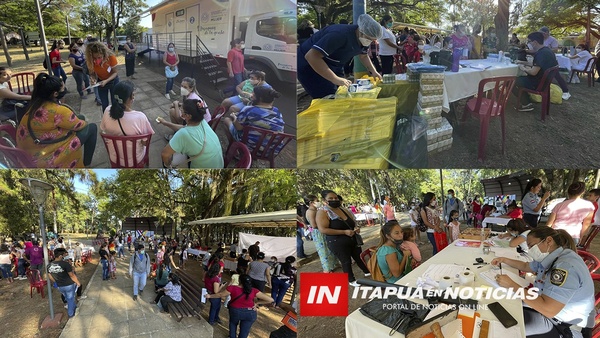 PRIMERA PARADA DE CIUDAD MÓVIL MUJER FUE EN CARMEN DEL PNA. - Itapúa Noticias