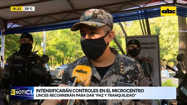 Intensificarán controles policiales en el microcentro - ABC Noticias - ABC Color