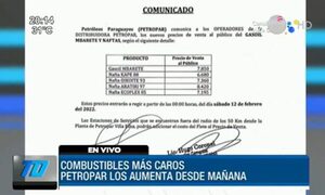 Golpe al bolsillo: Petropar anuncia suba de precios | Telefuturo