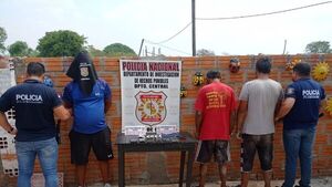Procedimiento por microtráfico deja cuatro detenidos en San Lorenzo