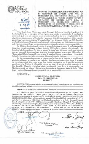 Corte rechaza acción sobre tierras que fue mencionado en los audios del Jurado de Enjuiciamiento - Nacionales - ABC Color