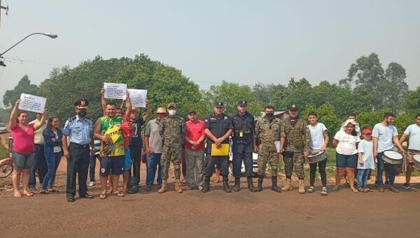 Abigeato en Guairá: Cierran ruta para exigir cambios en comisarías •