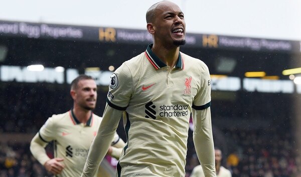 Con lo justo y un gol de Fabinho, Liverpool cumple ante el Burnley