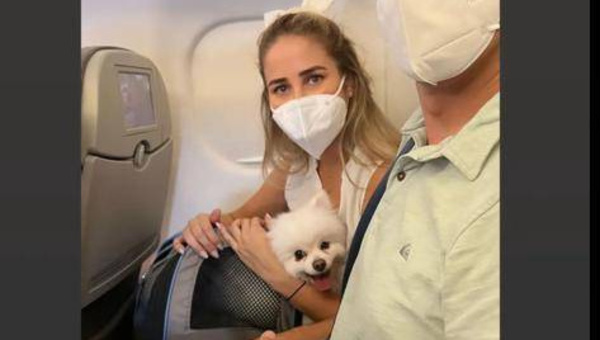 Crónica / Chiche y su novia Mavi llevaron de vacaciones con ellos a su perrito