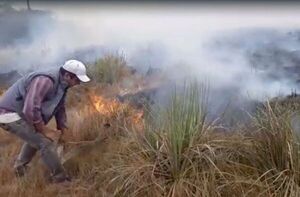 Sequía e incendios causan estragos en zona de Ñeembucú - Nacionales - ABC Color