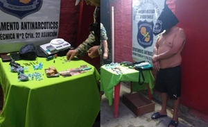 Diario HOY | Detienen a presunto microtraficante que abastecía en Mariano Roque Alonso