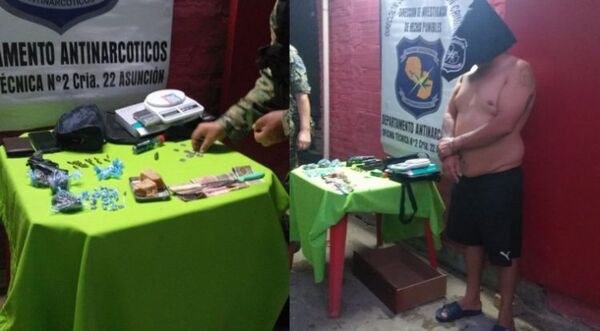 Detienen a presunto microtraficante que abastecía en Mariano Roque Alonso