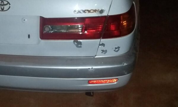 Balean automóvil y, trasfondo sería pasional