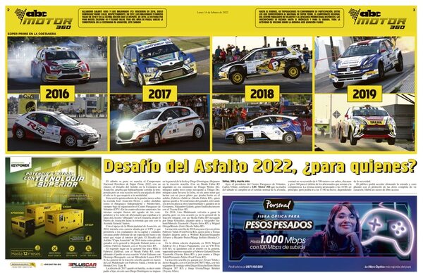 Desafío del Asfalto 2022, ¿para quiénes? - ABC Motor 360 - ABC Color