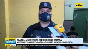 Peatón muere tras ser chocado por motocicleta - ABC Noticias - ABC Color