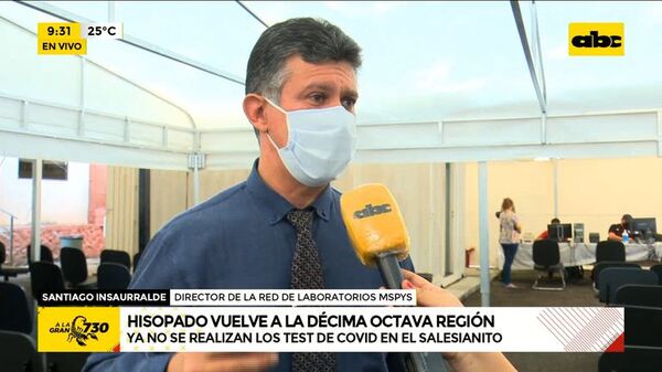 Hisopado vuelve a la XVIII Región Sanitaria - ABC Noticias - ABC Color