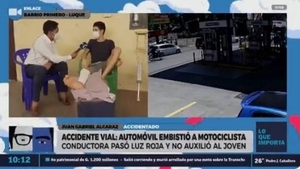Diario HOY | Motociclista pide a conductora que se haga responsable tras causar accidente