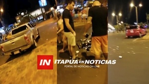 VIOLENTO ACCIDENTE FRENTE A LA PLAYA SAN JOSÉ DE ENCARNACIÓN - Itapúa Noticias