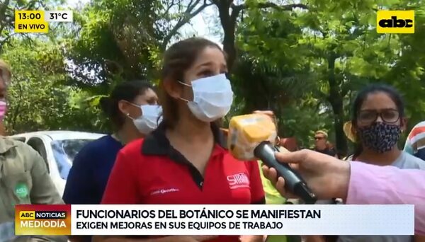 Funcionarios del Jardín Botánico piden ejecución del presupuesto 2022 - Nacionales - ABC Color
